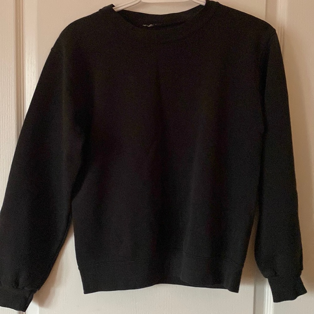 Black sweater. Long sleeve